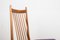 Large Danish Teak & Fabric Dining Chairs in the Style of Arne Vodder, 1960s, Set of 4, Image 9