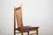Sedie da pranzo grandi in teak e stoffa nello stile di Arne Vodder, Danimarca, anni '60, set di 4, Immagine 6