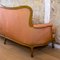 Spanisches neoklassizistisches Sofa mit gepolstertem Bezug aus Nussholz, 1930er 11