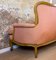 Spanisches neoklassizistisches Sofa mit gepolstertem Bezug aus Nussholz, 1930er 9