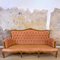 Spanisches neoklassizistisches Sofa mit gepolstertem Bezug aus Nussholz, 1930er 14