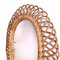Mid-Century Bamboo and Rattan Mirror, 1950s 2
