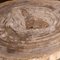 Petrified Wood Fossil Nesting Tables on Chrome Bases, Set of 3 10