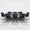 Boardroom Table & Leather Soft Pad Chairs Set by Charles & Ray Eames for Herman Miller & Vitra, 1980s, Set of 9, Image 1