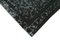 Schwarzer Überfärbter Handgeknüpfter Teppich aus Wolle 4