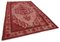 Red Oriental Handwoven Carved Overdyed Rug, Image 2