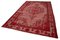Red Oriental Handwoven Carved Overdyed Rug, Image 3