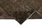 Braune Anatolische Handgeknüpfte Wolle Überfärbter Teppich 6