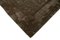 Braune Anatolische Handgeknüpfte Wolle Überfärbter Teppich 4