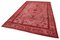 Red Overdyed Handmade Wool Large Rug 3