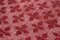 Alfombra decorada en rojo de lana sobreteñida, Imagen 5