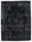 Tappeto grande decorativo fatto a mano nero, Turchia, Immagine 1