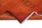 Orange Anatolischer Dekorativer Handgeknüpfter Überfärbter Überfärbter Teppich 6