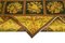 Gelber Anatolischer Handgeknüpfter Traditioneller Überfärbter Teppich 6