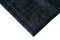Dekorativer schwarzer Handgeknüpfter Orientalischer Überfärbter Schwarzer Teppich 4