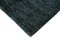 Schwarzer Anatolischer Handgeknüpfter Überfärbter Teppich in Schwarz 4