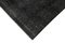 Black Anatolian  Wool Hand Knotted Large Overdyed Rug 4