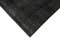 Schwarzer Anatolischer Handgewebter Großer Überfärbter Teppich aus Wolle 4