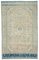 Tapis Vintage Beige Fait Main en Laine, Turquie 1