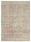 Tappeto grande antico anatolico beige annodato a mano, anni '50, Immagine 1