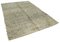 Grauer Türkischer Handgeknüpfter Flatwave Kilim Teppich aus Wolle 2