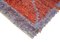 Vintage Red Handmade Wool Flatweave Kilim Carpet 4