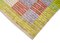 Alfombra Kilim decorativa danesa plana multicolor de tejido plano tejida a mano, Imagen 4