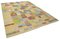 Alfombra Kilim decorativa danesa plana multicolor de tejido plano tejida a mano, Imagen 2