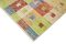 Alfombra Kilim decorativa danesa plana multicolor de tejido plano tejida a mano, Imagen 4