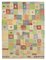 Tappeto Kilim con decorazioni multicolor intrecciate, Immagine 1