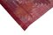 Tappeto Kilim Flatwave in lana orientale intrecciata a mano rossa, Immagine 4