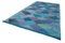 Blauer Handgeknüpfter Flatwave Kilim Teppich aus Orientalischen Wolle 3