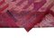 Roter Handgeknüpfter Anatolischer Flatwave Teppich aus Wolle 6