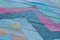 Blauer Handgeknüpfter Anatolischer Flatwave Teppich aus Wolle 5