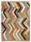 Multicolor Handmade Anatolian Wool Flatwave Kilim Carpet, Image 1