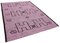 Purple Handwoven Decorative Flatwave Large Kilim Carpet, Image 2