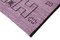 Purple Handwoven Decorative Flatwave Large Kilim Carpet, Image 4
