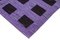 Vintage Purple Handmade Wool Flatweave Kilim Carpet 4