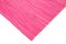 Alfombra kilim de lana plana geométrica tejida a mano en rosa, Imagen 4