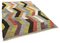 Mehrfarbiger Handgewebter Türkischer Flatwave Kilim Teppich aus Wolle 2