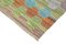 Mehrfarbiger Handgewebter Türkischer Flatwave Kilim Teppich aus Wolle 4