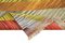 Mehrfarbiger Handgewebter Türkischer Flatwave Kilim Teppich aus Wolle 6