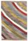 Mehrfarbiger handgeknüpfter Flatwave Kilim Teppich aus orientalischem Material 1