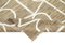 Beige Handwoven Decorative Flatwave Large Kilim Carpet 6