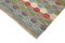 Mehrfarbiger Handgewebter Türkischer Flatwave Kilim Teppich aus Wolle 4