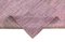 Handgeknüpfter lila handgewaschener Flatwave Kilim Teppich aus Wolle 6