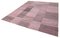 Handgeknüpfter lila handgewaschener Flatwave Kilim Teppich aus Wolle 3