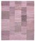Handgeknüpfter lila handgewaschener Flatwave Kilim Teppich aus Wolle 1