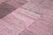 Handgeknüpfter lila handgewaschener Flatwave Kilim Teppich aus Wolle 5