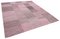 Handgeknüpfter lila handgewaschener Flatwave Kilim Teppich aus Wolle 2